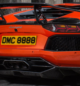 Diffuseur arrière avec tunnel d'aération en fibre de carbone « Molto Veloce » DMC pour Lamborghini Aventador Coupé et Roadster