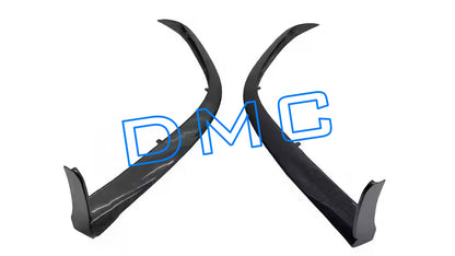 Lames de pare chocs avant avec canards en fibre de carbone « F1 » pour Ferrari 296 GTB Coupé et Spider d'origine