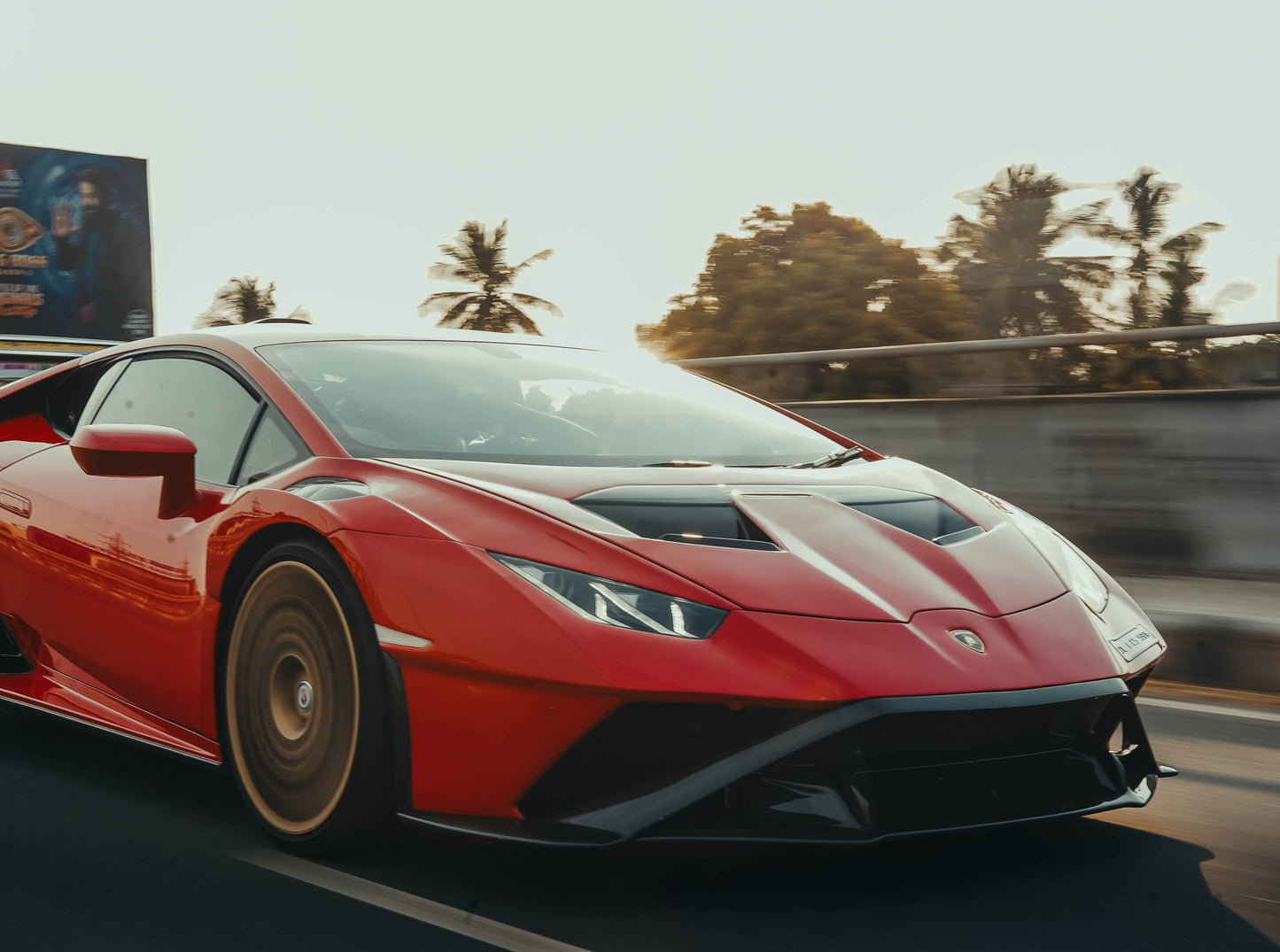 Pare chocs avant en fibre de carbone STO de DMC pour Lamborghini Huracan Coupé et Spyder d'origine