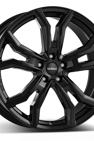 Jante Alu DEZENT TV black 19x9 ET25 5x112/66.6