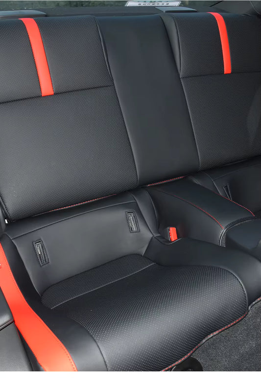 Vanntette komplette setetrekk i skinn for Toyota GR86 SUBARU BRZ 2013 2014 2015 2016 2017 2018 2019