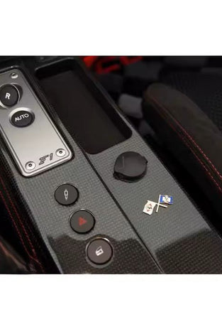 Accoudoir de console centrale pour Ferrari F430 Scuderia 16M LHD 2004 - 2009 en fibre de Carbone - KDMPARTS EUROPE TUNING STORE