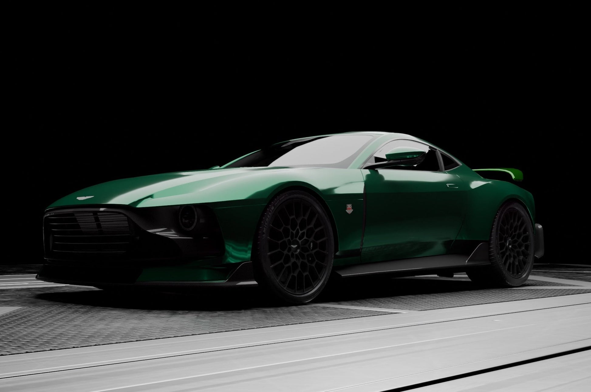 Aileron aérodynamique arrière en fibre de carbone de DMC pour Aston Martin Valour d'origine - KDMPARTS EUROPE TUNING STORE