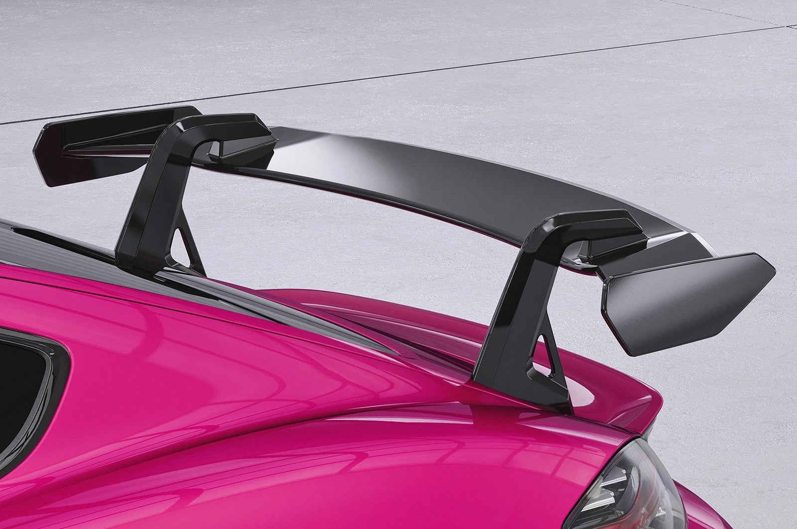 Aileron arrière en col de cygne avec ABE pour Porsche 718 Cayman (Type 982) - KDMPARTS EUROPE TUNING STORE