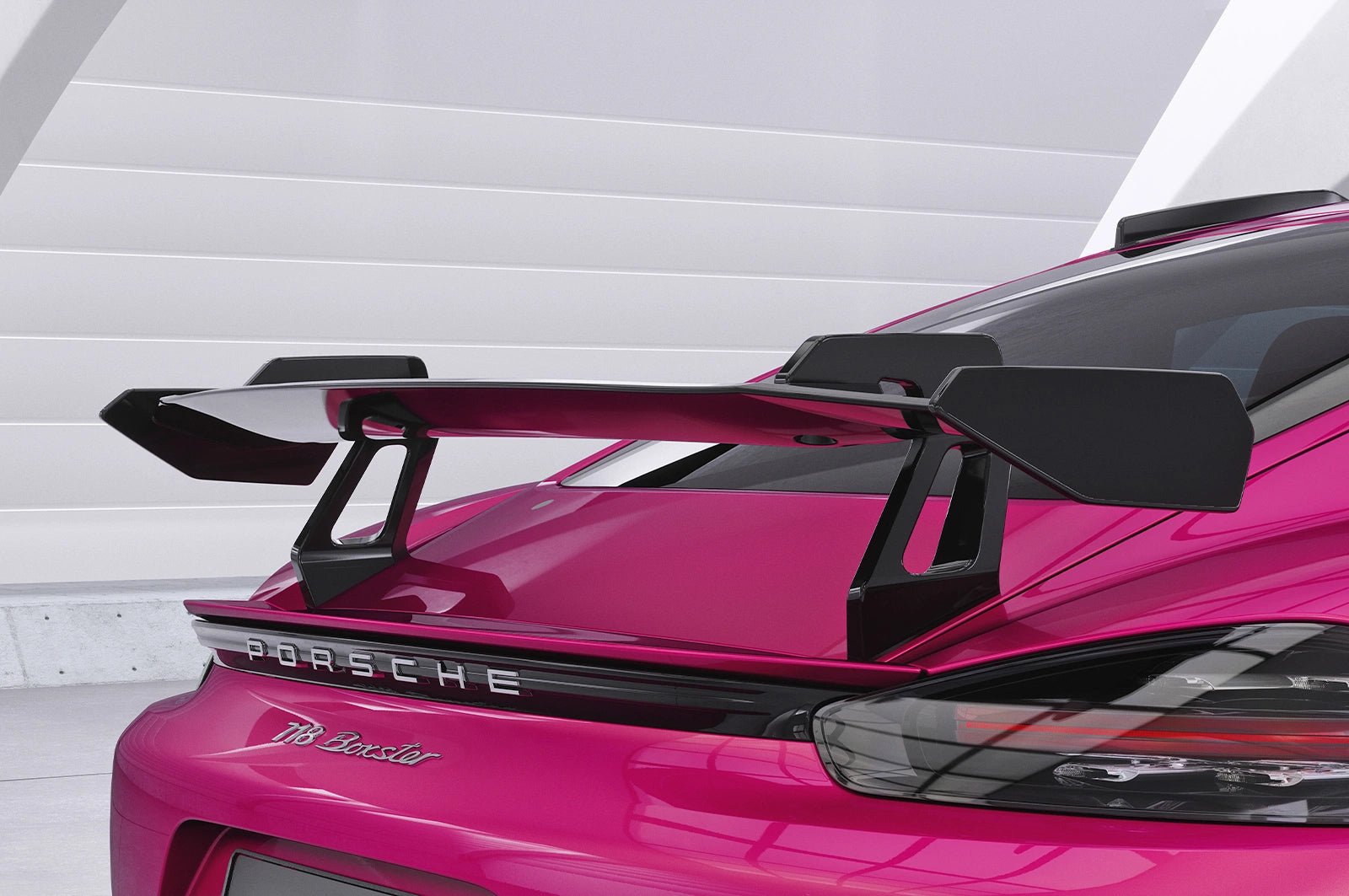 Aileron arrière en col de cygne avec ABE pour Porsche 718 Cayman (Type 982) - KDMPARTS EUROPE TUNING STORE