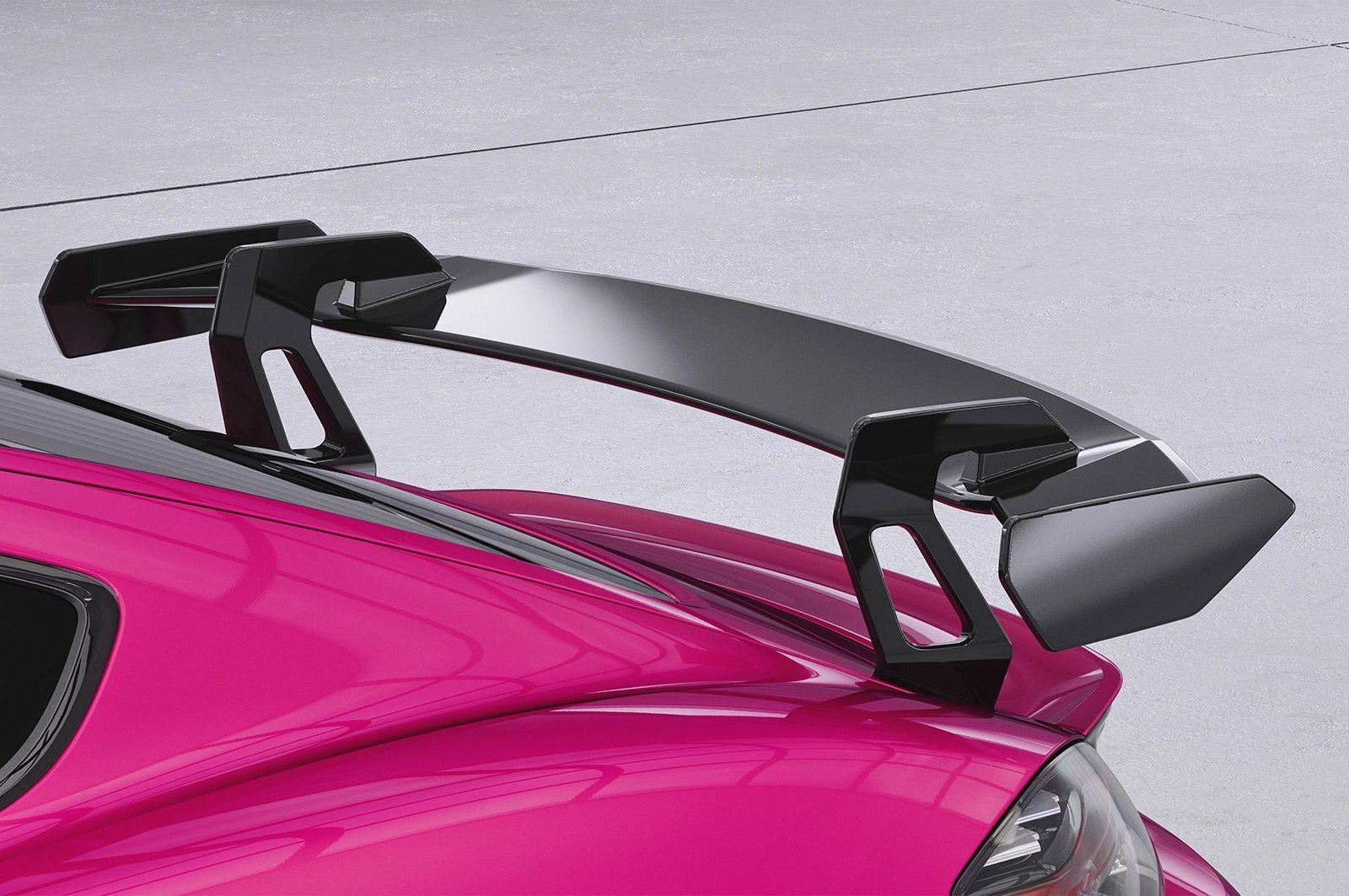 Aileron arrière en col de cygne avec ABE pour Porsche 718 Cayman (Type 982) - KDMPARTS EUROPE TUNING STORE