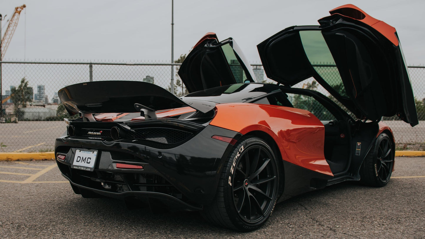 Aileron arrière en fibre de carbone (Aero Active) de DMC pour McLaren 720S Coupé et Spider d'origine - KDMPARTS EUROPE TUNING STORE