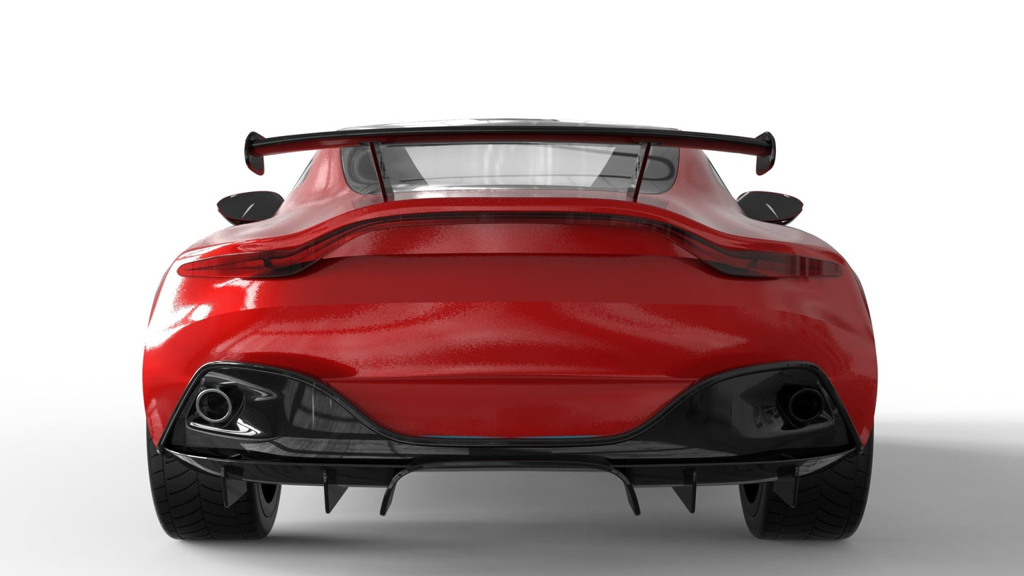 Aileron arrière en fibre de carbone « F1 » de DMC pour Aston Martin Vantage Coupé et Roadster d'origine 2018+ - KDMPARTS EUROPE TUNING STORE