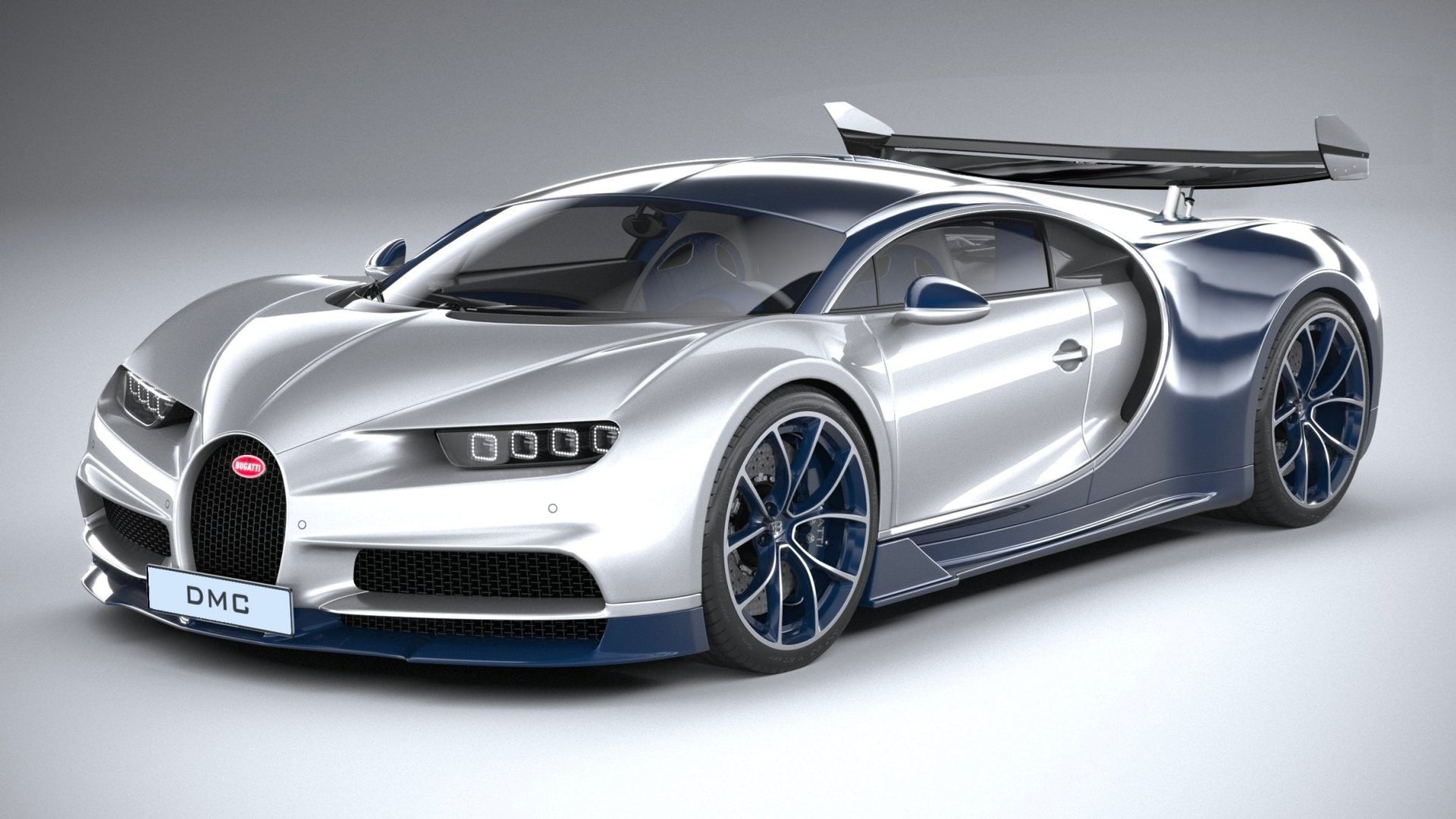 Aileron arrière en fibre de carbone forgée DMC « Estremo » pour Bugatti Chiron - KDMPARTS EUROPE TUNING STORE