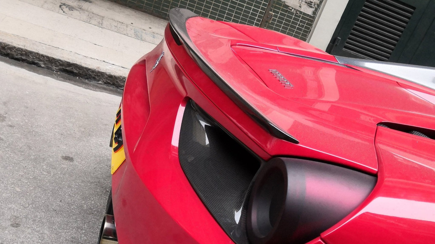 Aileron arrière en fibre de carbone « Speciale » de DMC pour Ferrari 488 GTB Coupé et Spider - KDMPARTS EUROPE TUNING STORE