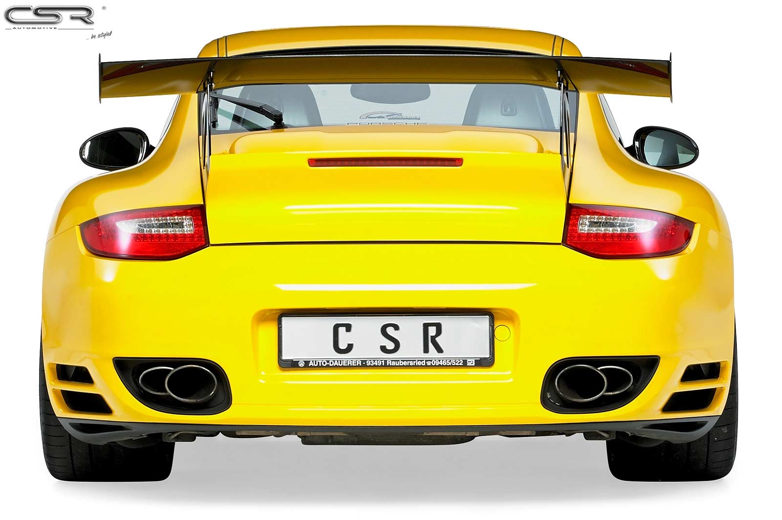 Aileron de coffre arrière pour Porsche 911 / 997 Turbo/Turbo S, GT3, GT3RS, GT2, GT2RS modèles 2004 - 2012 - KDMPARTS EUROPE TUNING STORE