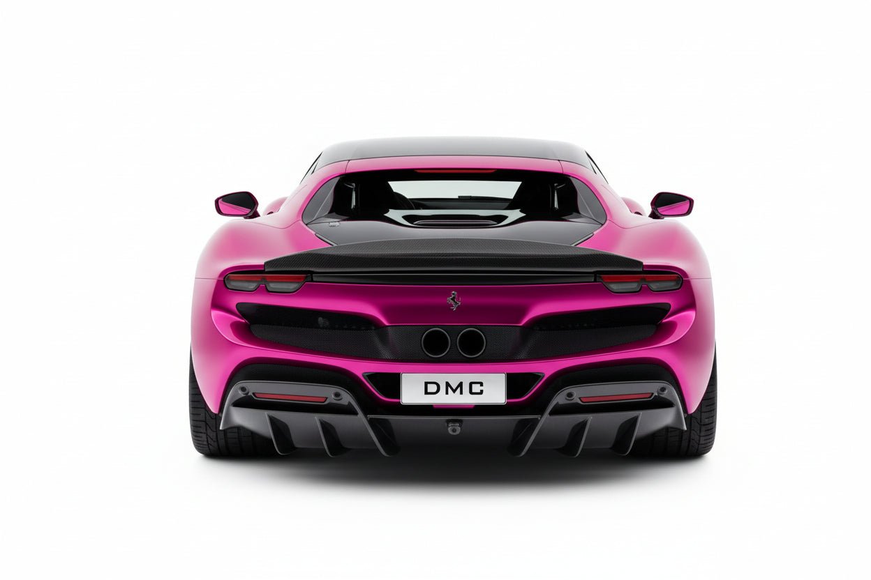 Aileron de coffre en fibre de carbone de DMC pour Ferrari 296 GTB / 296 Assetto Fiorano Coupé et Spider d'origine - KDMPARTS EUROPE TUNING STORE