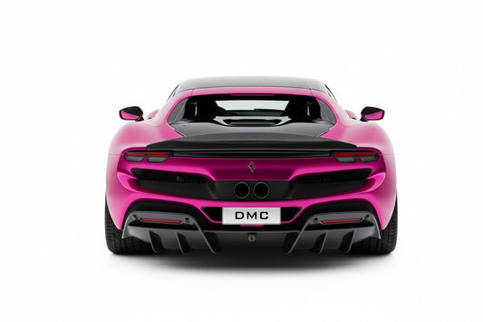 Aileron de coffre en fibre de carbone de DMC pour Ferrari 296 GTB / 296 Assetto Fiorano Coupé et Spider d'origine - KDMPARTS EUROPE TUNING STORE