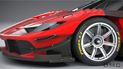 Aileron de coffre en fibre de carbone Style « GT3 » de DMC pour Ferrari 296 GTB / 296 Assetto Fiorano - KDMPARTS EUROPE TUNING STORE