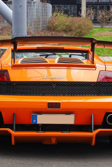 Aileron spoiler arrière avec capot en fibre de carbone « Supertrofeo E - GT » DMC pour Lamborghini Gallardo Coupé et Spyder d'origine - KDMPARTS EUROPE TUNING STORE