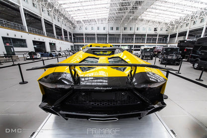 Aileron spoiler arrière en fibre de carbone « 50e anniversaire » DMC pour Lamborghini Aventador d'origine - KDMPARTS EUROPE TUNING STORE