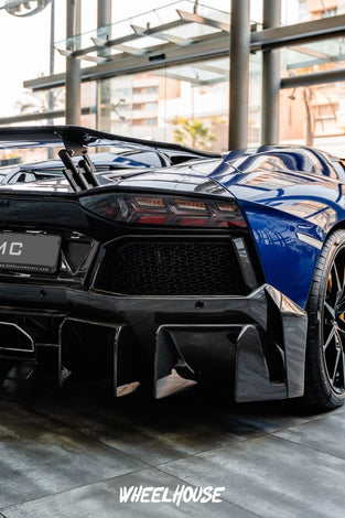 Aileron spoiler arrière en fibre de carbone Aperture, DMC pour Lamborghini Aventador Coupé et Roadster d'origine - KDMPARTS EUROPE TUNING STORE