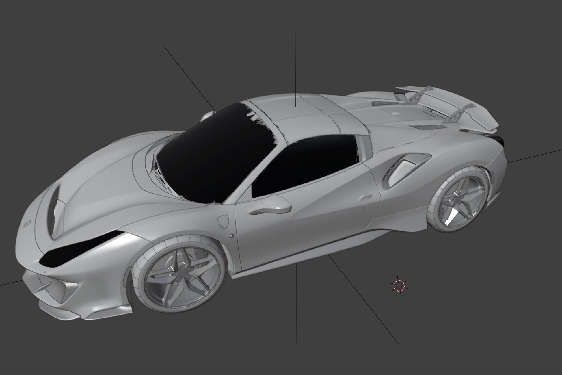 Aileron spoiler arrière en fibre de carbone de DMC pour Ferrari 488 Pista Coupé et Spider - KDMPARTS EUROPE TUNING STORE