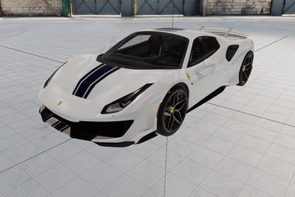 Aileron spoiler arrière en fibre de carbone de DMC pour Ferrari 488 Pista Coupé et Spider - KDMPARTS EUROPE TUNING STORE