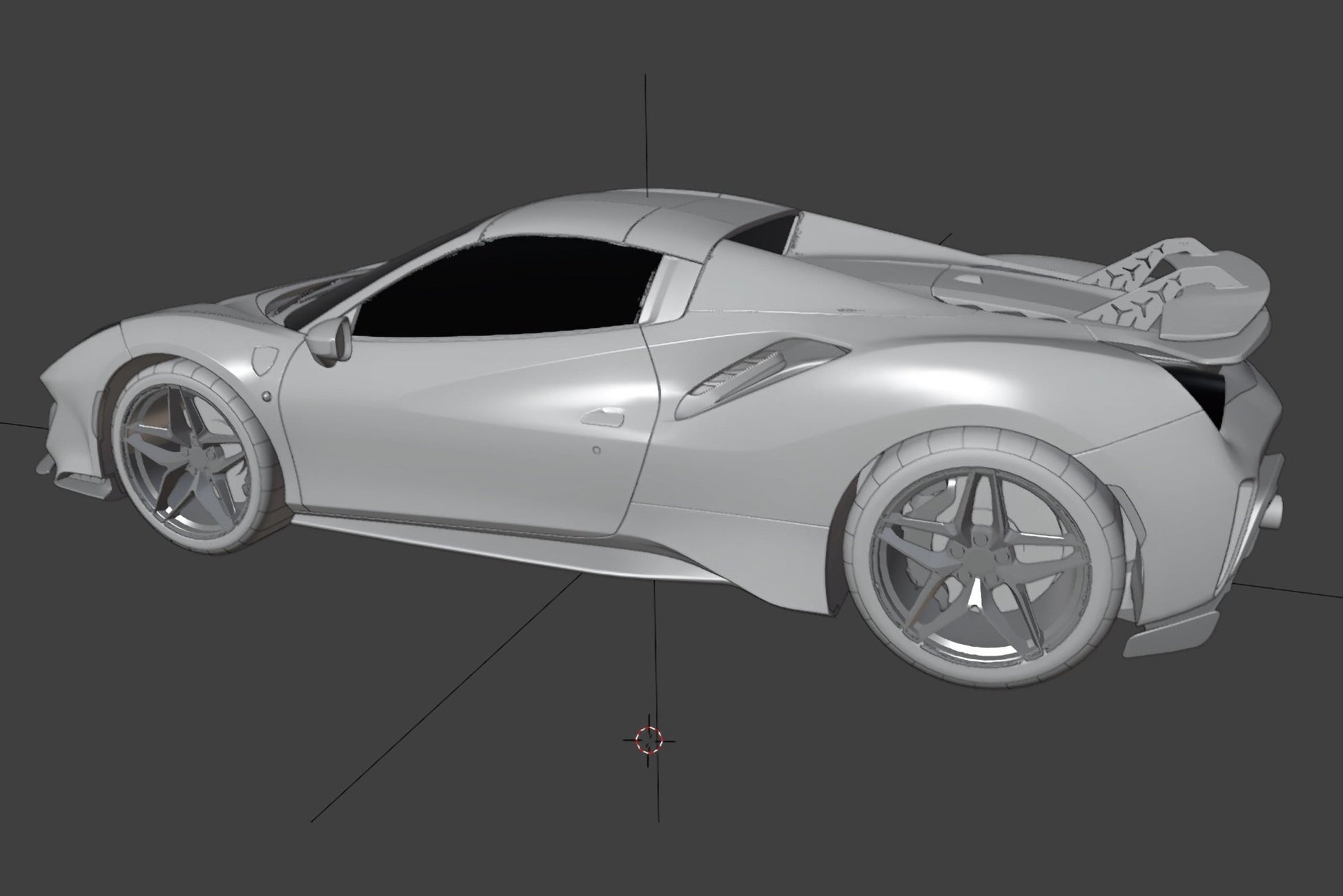 Aileron spoiler arrière en fibre de carbone de DMC pour Ferrari 488 Pista Coupé et Spider - KDMPARTS EUROPE TUNING STORE