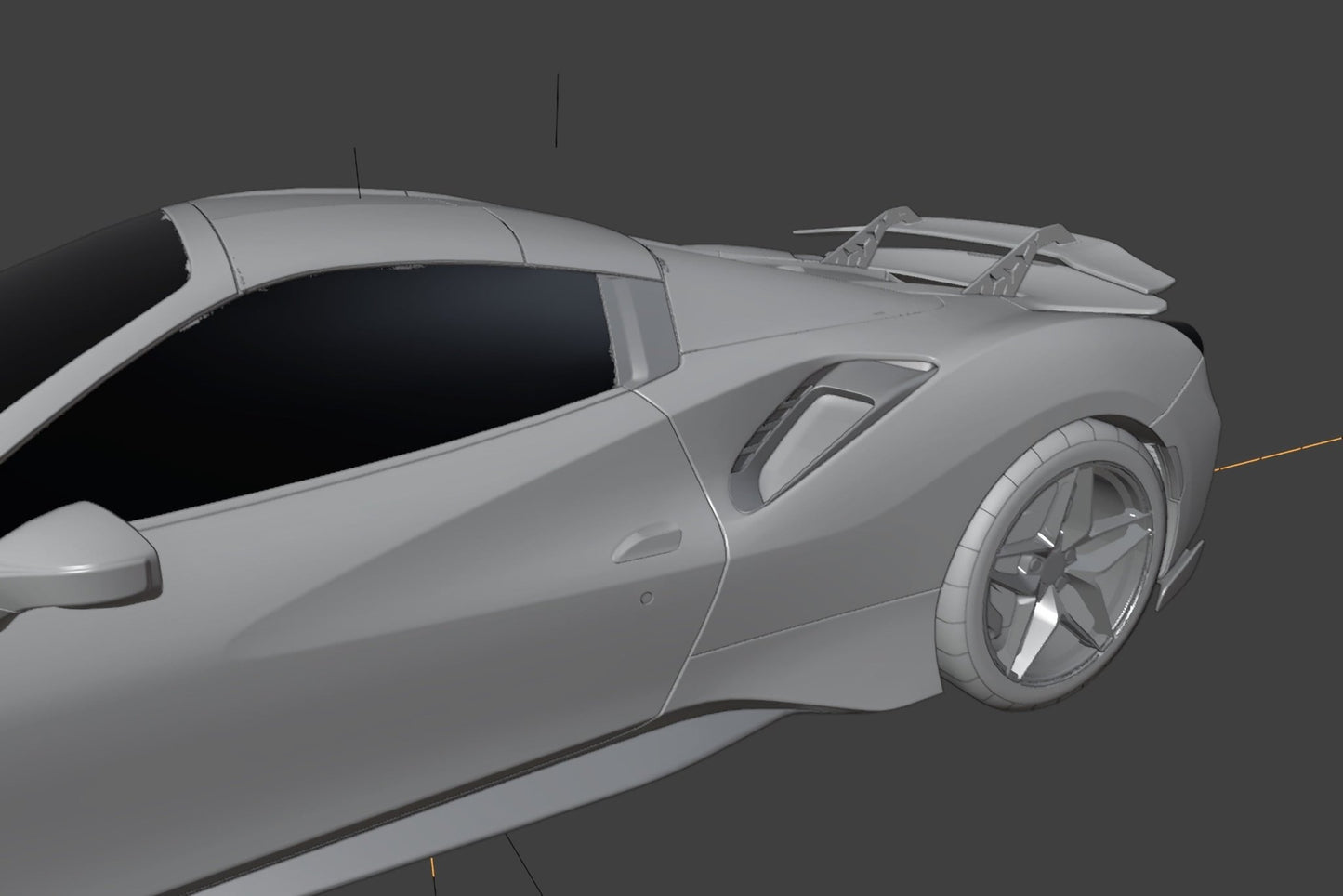 Aileron spoiler arrière en fibre de carbone de DMC pour Ferrari 488 Pista Coupé et Spider - KDMPARTS EUROPE TUNING STORE