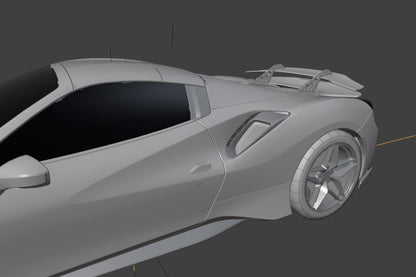 Aileron spoiler arrière en fibre de carbone de DMC pour Ferrari 488 Pista Coupé et Spider - KDMPARTS EUROPE TUNING STORE