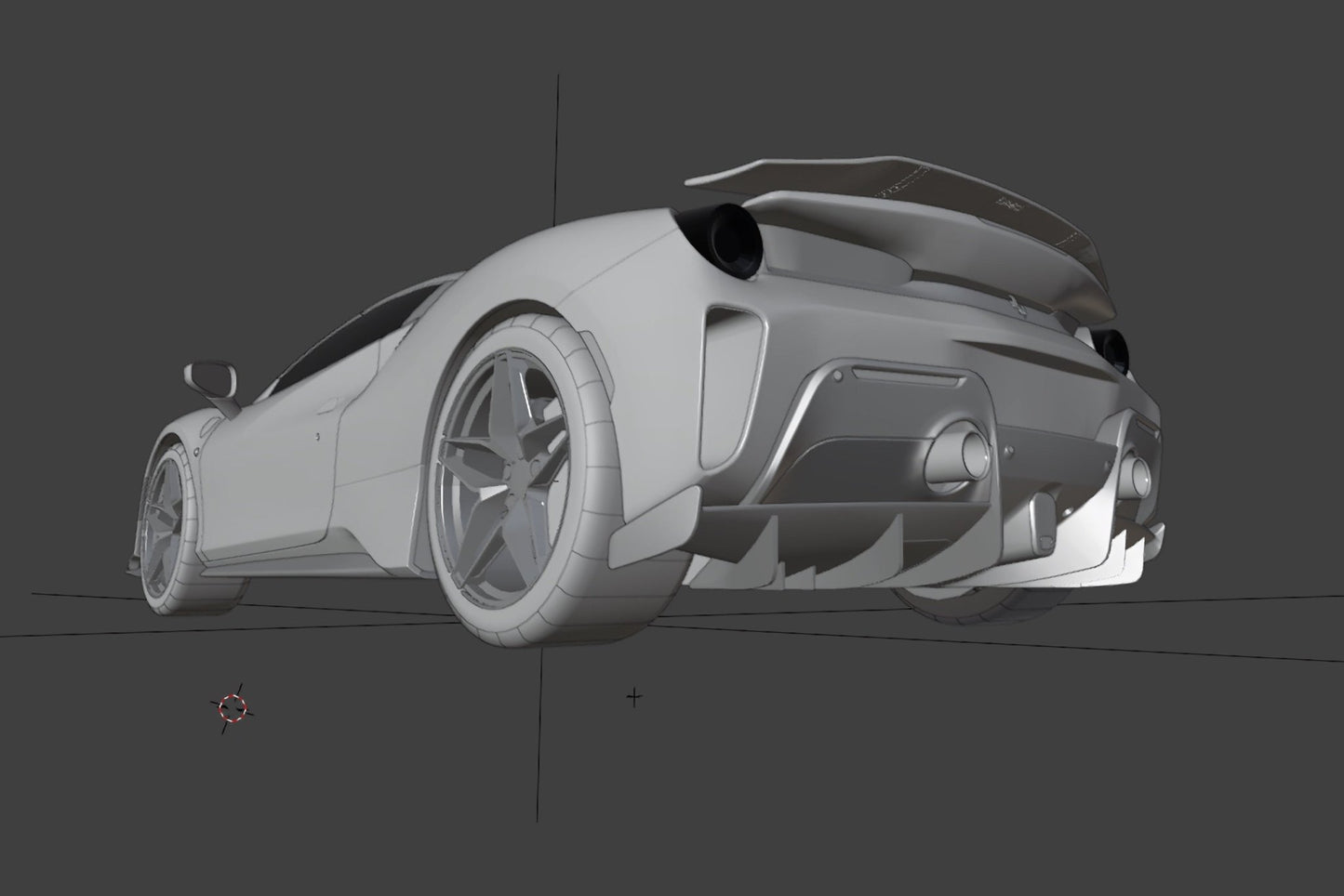 Aileron spoiler arrière en fibre de carbone de DMC pour Ferrari 488 Pista Coupé et Spider - KDMPARTS EUROPE TUNING STORE