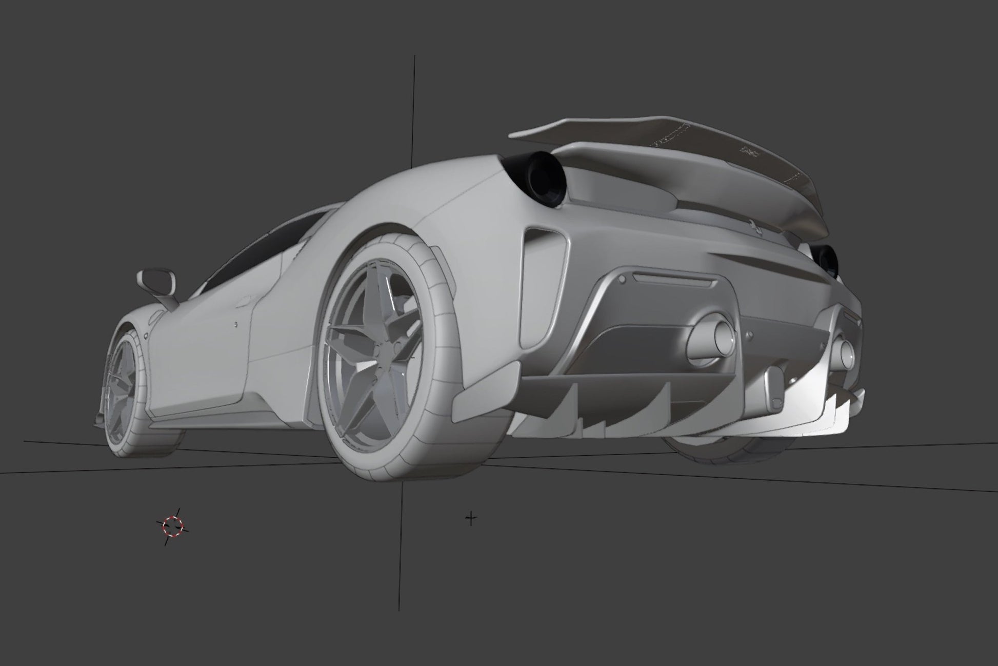 Aileron spoiler arrière en fibre de carbone de DMC pour Ferrari 488 Pista Coupé et Spider - KDMPARTS EUROPE TUNING STORE