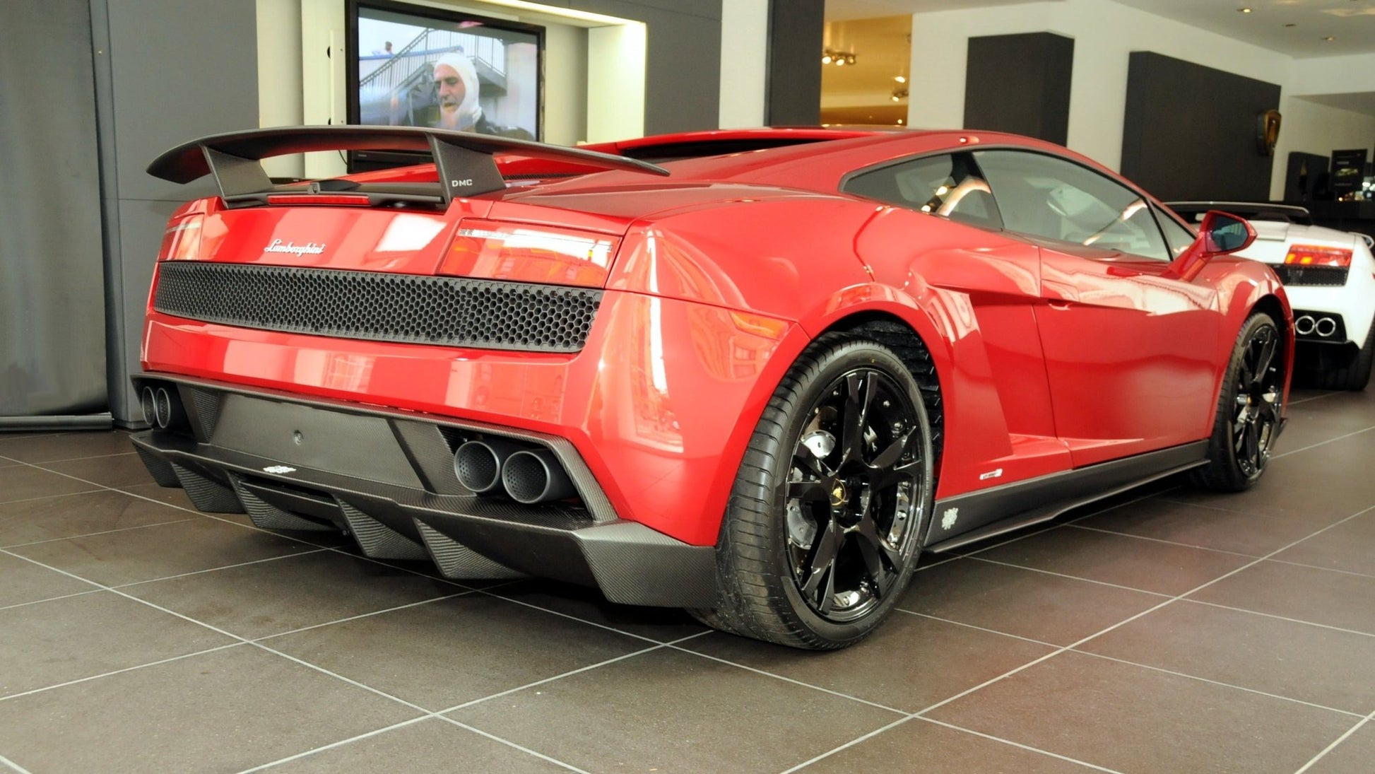 Aileron spoiler arrière en fibre de carbone « DMC » pour Lamborghini Gallardo Coupé et Spyder d'origine - KDMPARTS EUROPE TUNING STORE