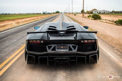 Aileron spoiler arrière en fibre de carbone « E - GT » DMC pour Lamborghini Aventador Coupé et Roadster d'origine - KDMPARTS EUROPE TUNING STORE