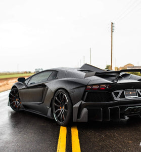 Aileron spoiler arrière en fibre de carbone « E - GT » DMC pour Lamborghini Aventador Coupé et Roadster d'origine - KDMPARTS EUROPE TUNING STORE