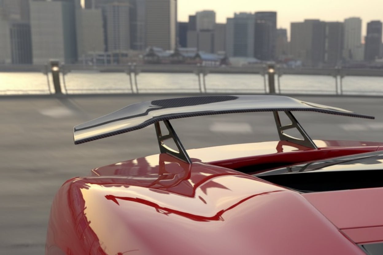 Aileron spoiler arrière en fibre de carbone « EVO » de DMC pour Ferrari 488 GTB Coupé et Spider - KDMPARTS EUROPE TUNING STORE