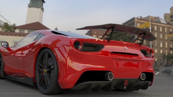Aileron spoiler arrière en fibre de carbone « EVO » de DMC pour Ferrari 488 GTB Coupé et Spider - KDMPARTS EUROPE TUNING STORE