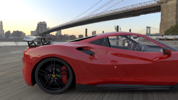 Aileron spoiler arrière en fibre de carbone « EVO » de DMC pour Ferrari 488 GTB Coupé et Spider - KDMPARTS EUROPE TUNING STORE