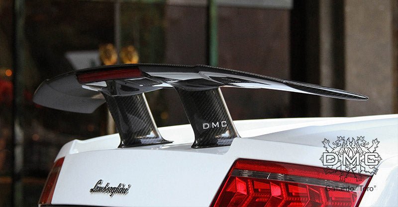 Aileron spoiler arrière en fibre de carbone « Superleggera » DMC pour Lamborghini Gallardo Coupé et Spyder d'origine - KDMPARTS EUROPE TUNING STORE