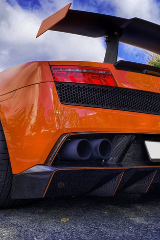 Aileron spoiler arrière et capot en fibre de carbone « Supertrofeo E - GT » DMC pour Lamborghini Gallardo Coupé et Spyder d'origine - KDMPARTS EUROPE TUNING STORE