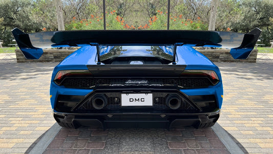 Aileron spoiler en fibre de carbone « GT3 » de DMC pour Lamborghini Huracan EVO Coupé et Spyder d'origine - KDMPARTS EUROPE TUNING STORE