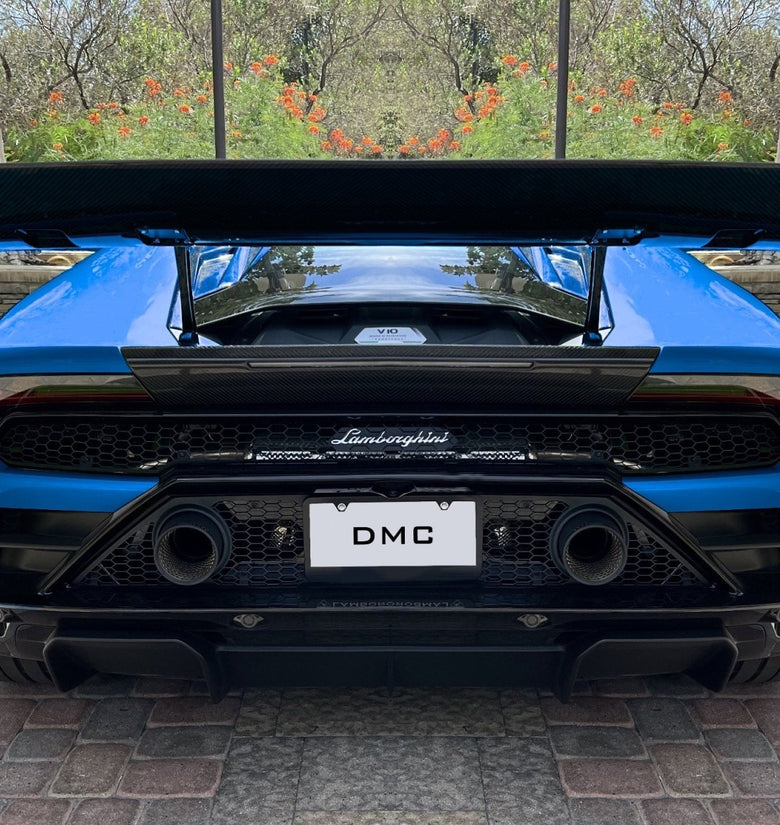Aileron spoiler en fibre de carbone « GT3 » de DMC pour Lamborghini Huracan EVO Coupé et Spyder d'origine - KDMPARTS EUROPE TUNING STORE
