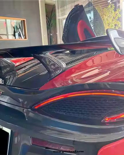 Aileron Spoiler McLaren 540C 570S 600LT 2016 - 2020 en fibre de Carbone brillante - KDMPARTS EUROPE TUNING STORE