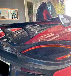 Aileron Spoiler McLaren 540C 570S 600LT 2016 - 2020 en fibre de Carbone brillante - KDMPARTS EUROPE TUNING STORE