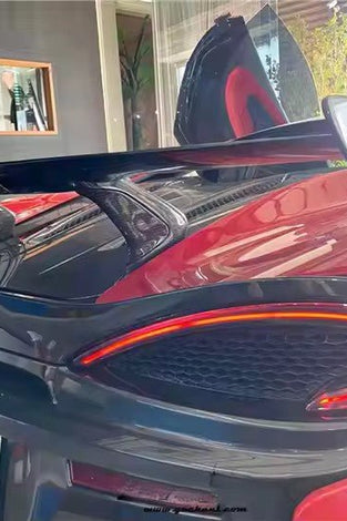 Aileron Spoiler McLaren 540C 570S 600LT 2016 - 2020 en fibre de Carbone brillante - KDMPARTS EUROPE TUNING STORE