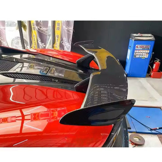 Aileron Spoiler McLaren 540C 570S 600LT 2016 - 2020 en fibre de Carbone brillante - KDMPARTS EUROPE TUNING STORE