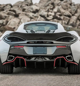 Aileron Spoiler Style Duckatail pour McLaren 570S VRS 2016 - UP en fibre de Carbone haute brillance - KDMPARTS EUROPE TUNING STORE