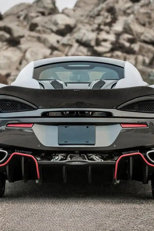 Aileron Spoiler Style Duckatail pour McLaren 570S VRS 2016 - UP en fibre de Carbone haute brillance - KDMPARTS EUROPE TUNING STORE