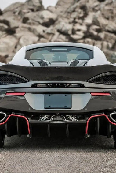 Aileron Spoiler Style Duckatail pour McLaren 570S VRS 2016 - UP en fibre de Carbone haute brillance - KDMPARTS EUROPE TUNING STORE