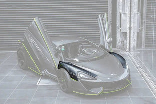 Ailes avant droite / gauche pour McLaren 540C 570S 570GT Coupé et Spider 2016 - 2019 en fibre de Carbone Style OEM - KDMPARTS EUROPE TUNING STORE