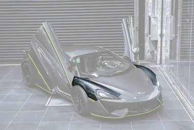 Ailes avant droite / gauche pour McLaren 540C 570S 570GT Coupé et Spider 2016 - 2019 en fibre de Carbone Style OEM - KDMPARTS EUROPE TUNING STORE