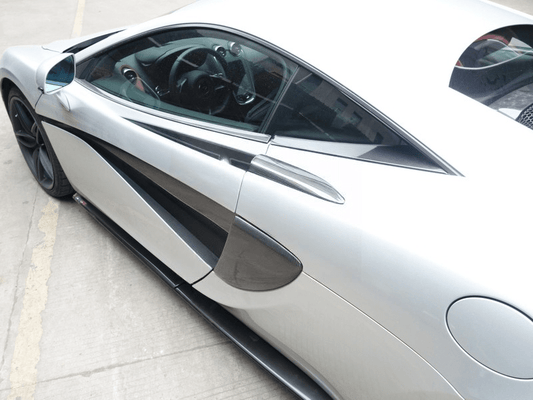 Ailes de conduit d'air latérales de style OEM pour McLaren 570S 2016 - 2017 en fibre de Carbone haute brillance - KDMPARTS EUROPE TUNING STORE