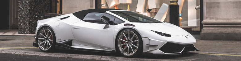 Bas de caisse latéraux additionnelles en fibre de carbone de DMC pour Lamborghini Huracan Coupé et Spyder d'origine - KDMPARTS EUROPE TUNING STORE