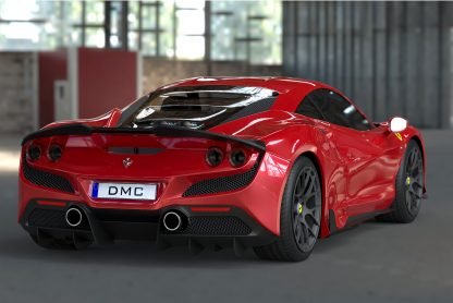 Bas de caisse latéraux en fibre de carbone de DMC pour Ferrari F8 Tributo Coupé et Spider d'origine - KDMPARTS EUROPE TUNING STORE